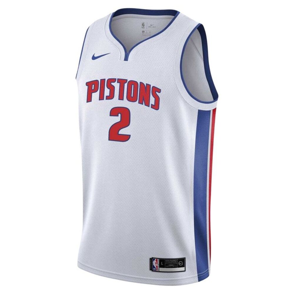 Detroit Pistons Childrens/Kids Cunningham Basketball Jersey / White